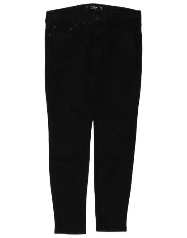 Hollister Mens Super Skinny Jeans W32 L30 Black Cotton