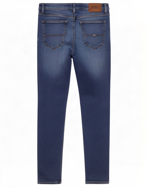Tommy Hilfiger Womens Simon Skinny Jeans W28 L30 Blue Cotton