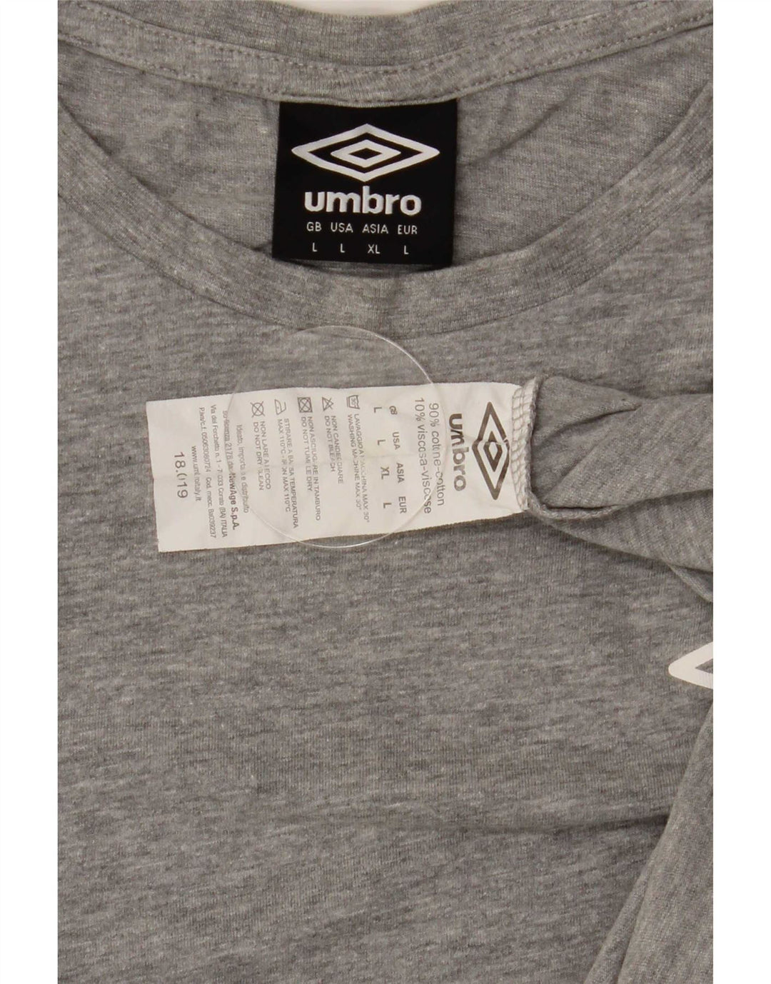 Umbro muška majica kratkih rukava, veliki sivi pamuk