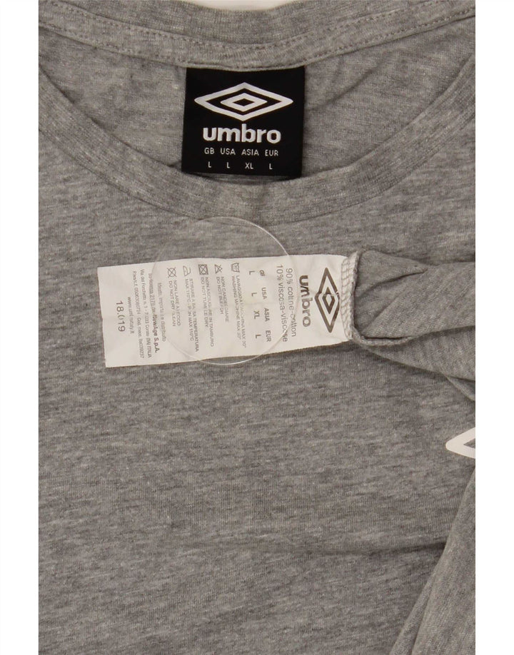 Umbro muška majica kratkih rukava, veliki sivi pamuk