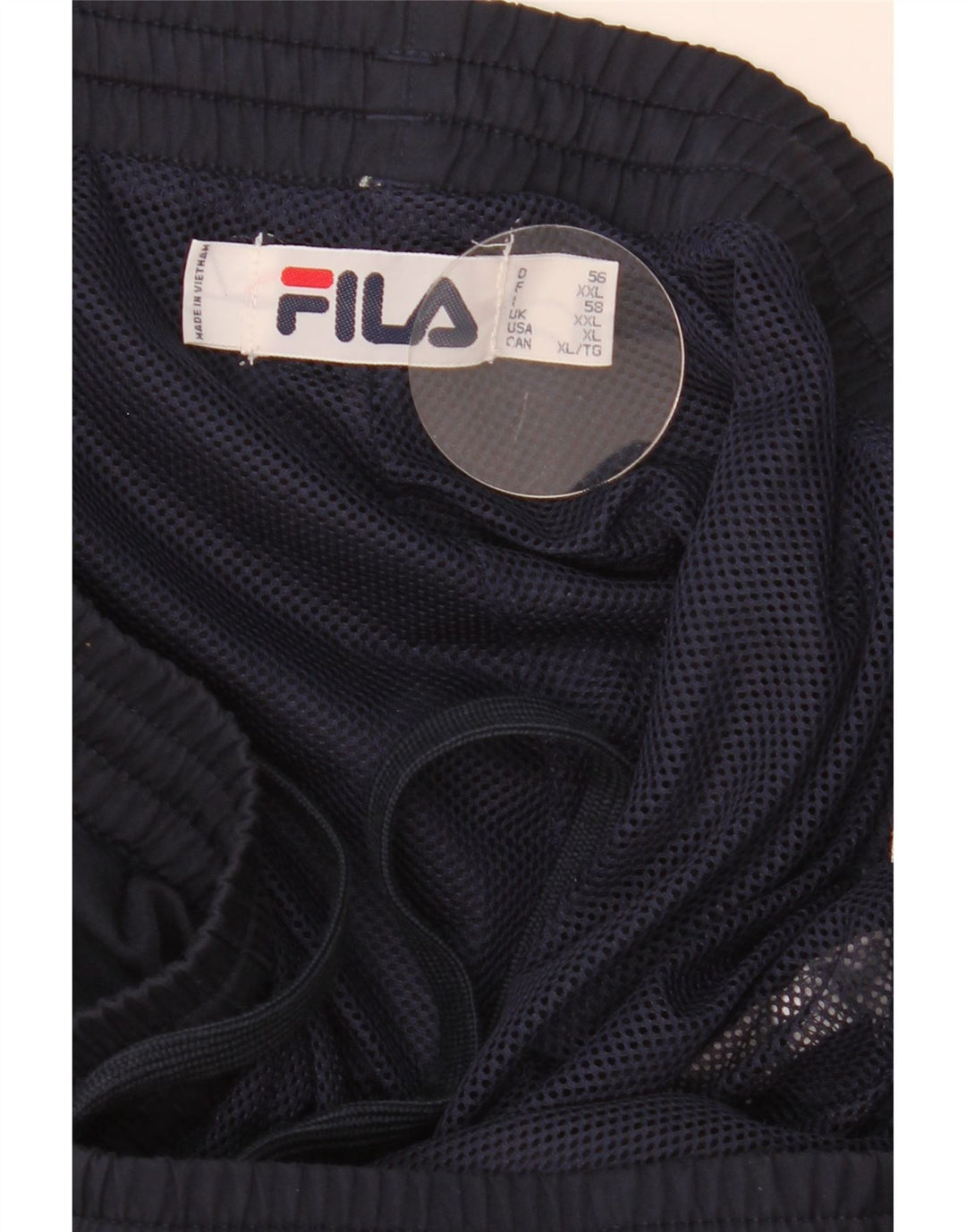Fila muške hlače za trenirku 2XL tamnoplave boje