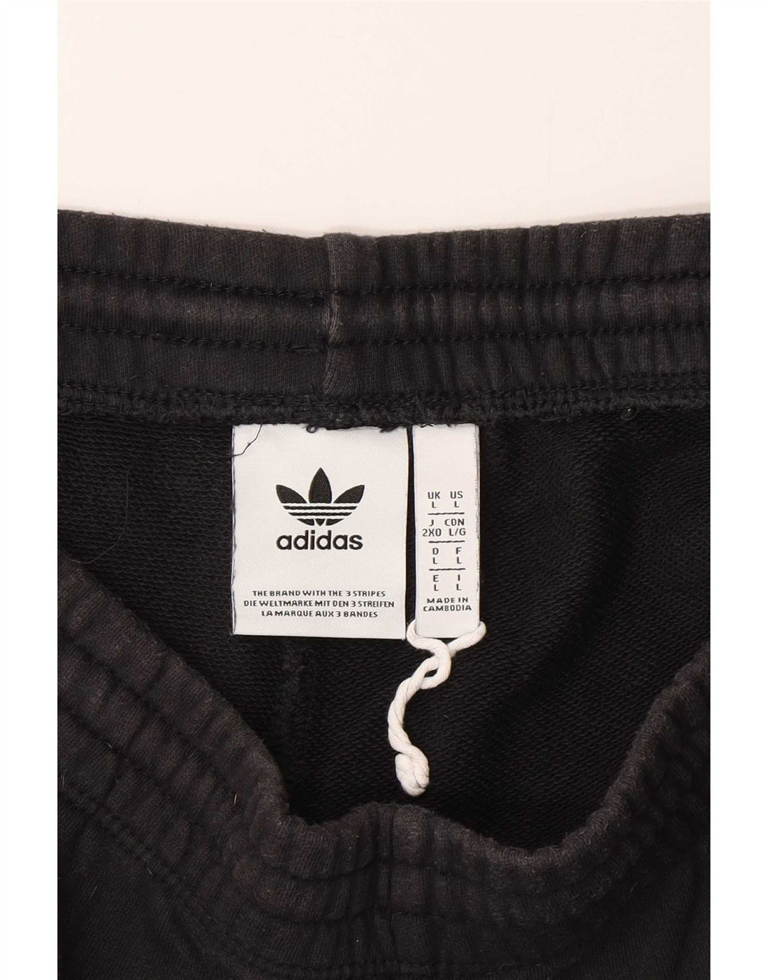 Adidas muške sportske kratke hlače velike crne pamučne boje