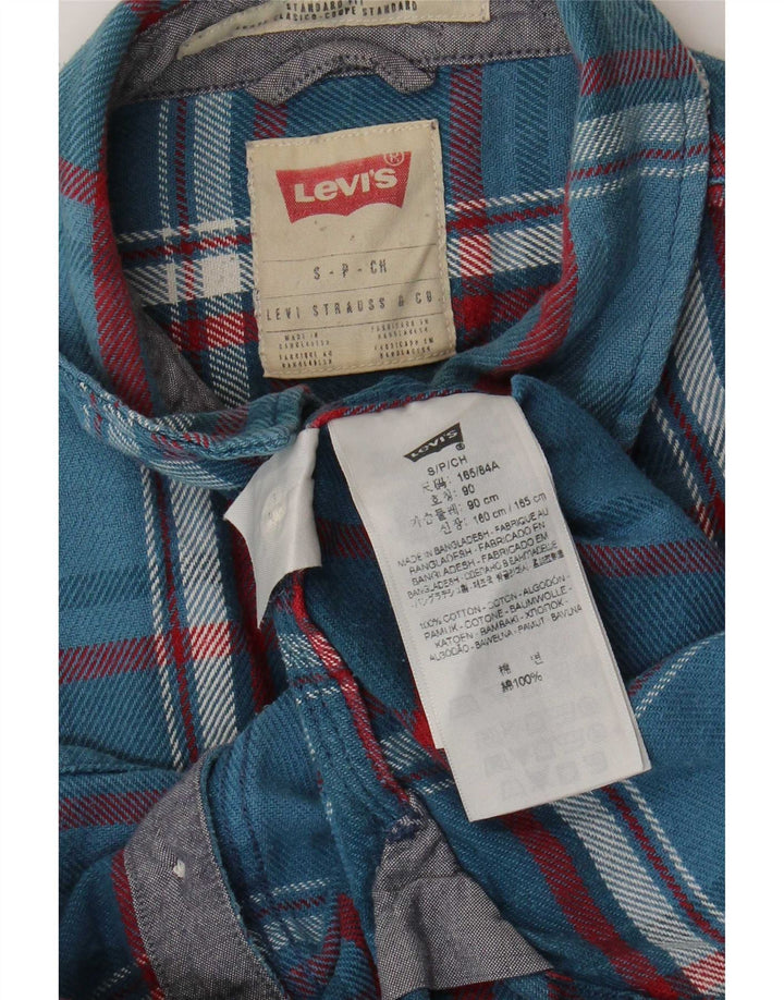 Levi's muška plava plava košulja standardnog kroja