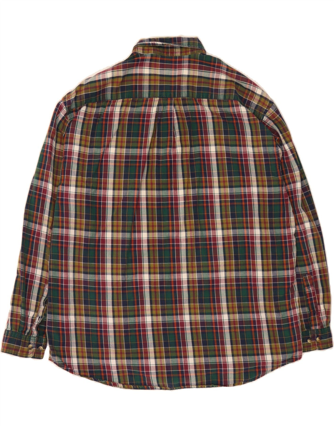DOCKERS Mens Flannel Shirt XL Multicoloured Check Cotton Vintage Dockers and Second-Hand Dockers from Messina Hembry 