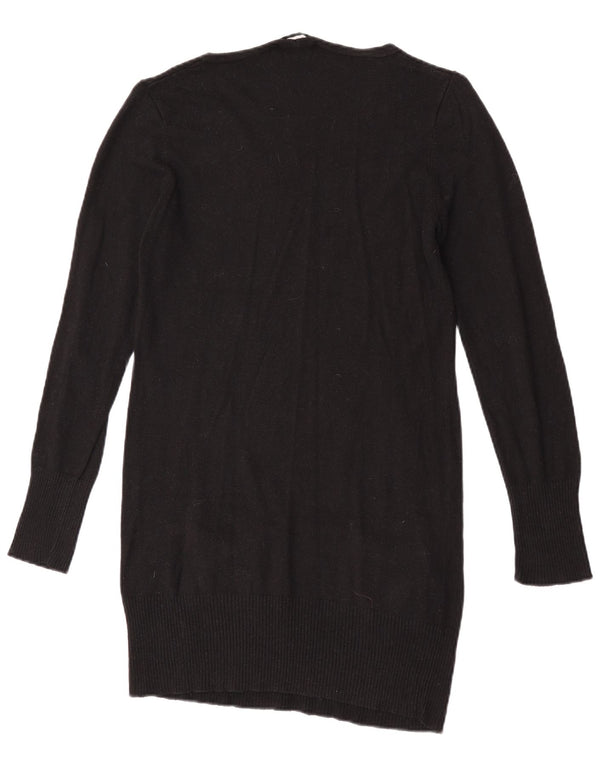 Marks & Spencer ženski džemper s dugim v-izrezom UK 14 srednje crna