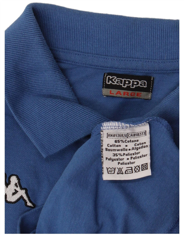 Kappa muška polo majica Large Blue Cotton