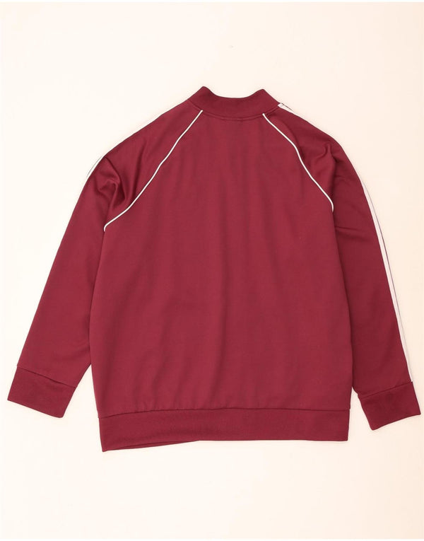 Adidas ženska trenirka gornja jakna UK 28/30 3XL bordo pamuk