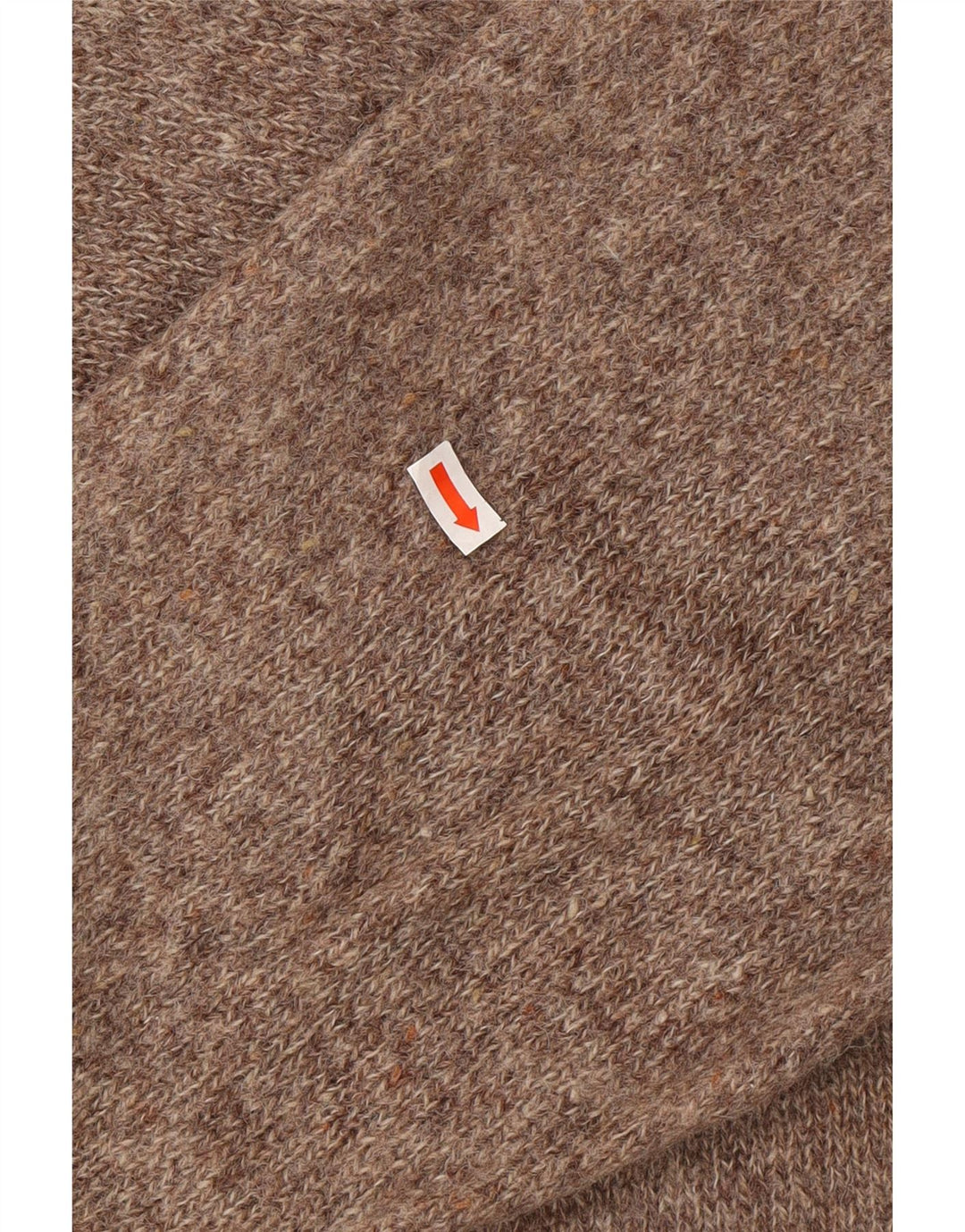 KAPPA muški džemper s okruglim izrezom 2XL smeđe pjegave vune