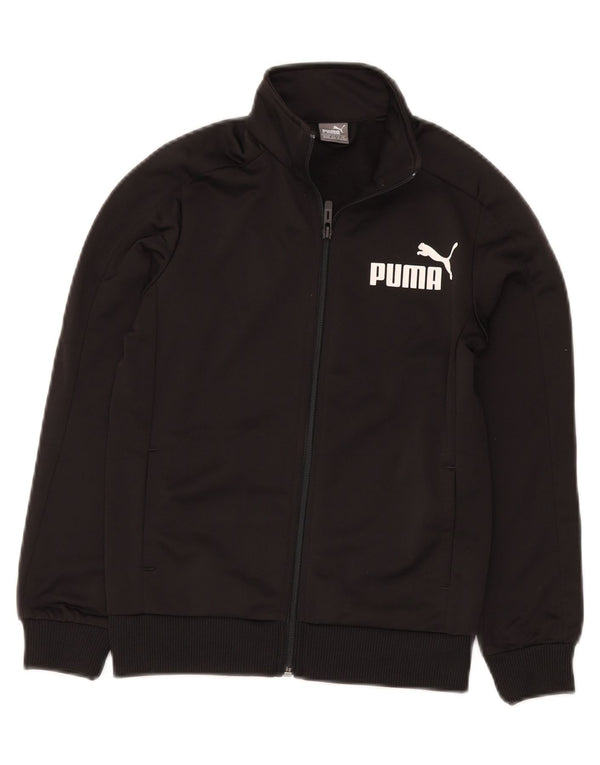PUMA Boys Graphic Trenirka Gornja jakna 9-10 godina srednje crna poliester
