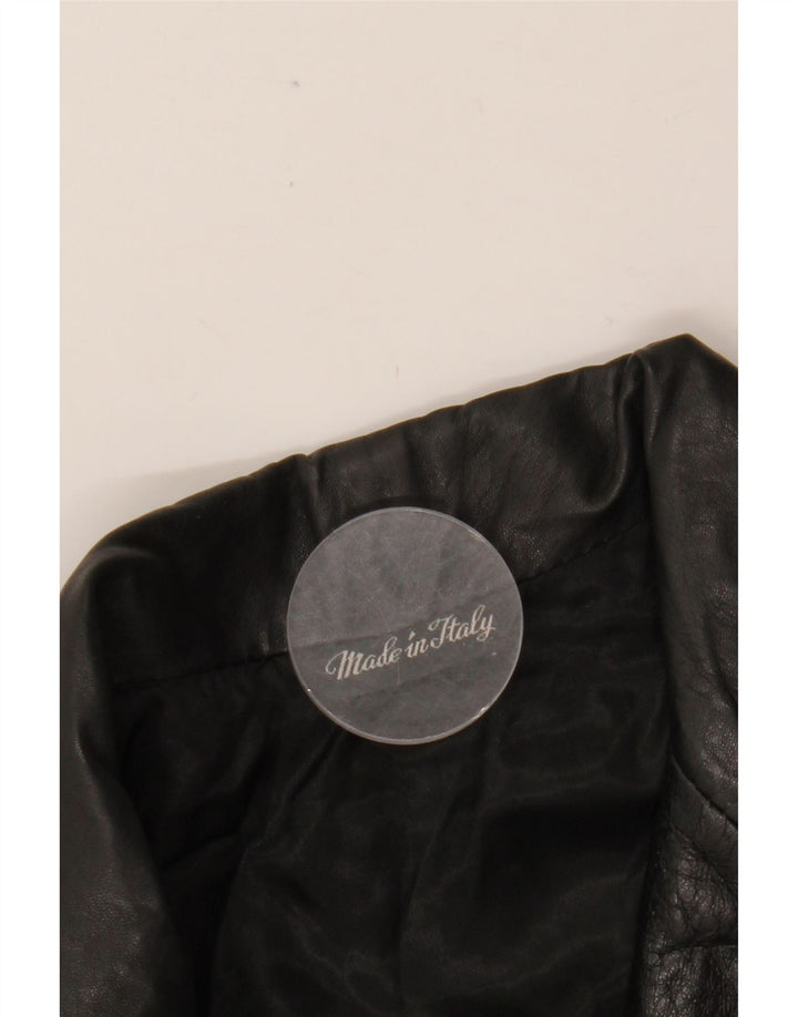 VINTAGE muška kožna jakna UK 42 XL crna koža