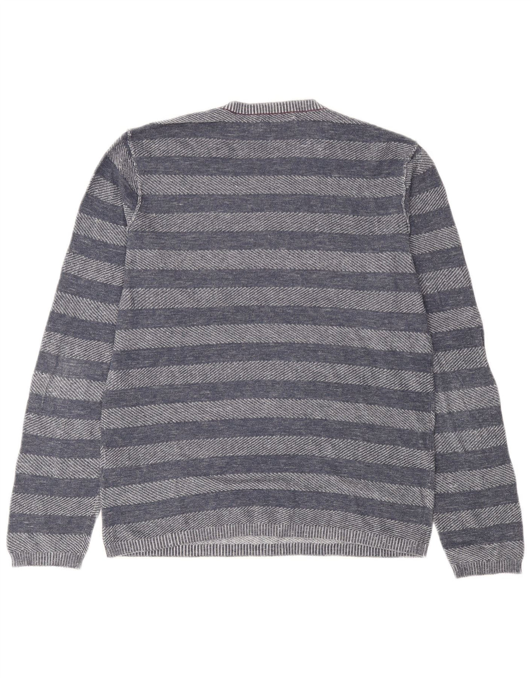 Jack & Jones muški džemper s okruglim izrezom srednje tamnoplave pruge