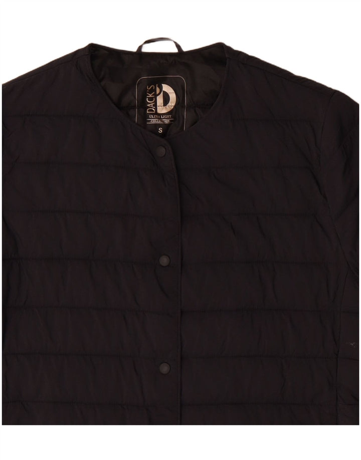 Dack's ženska podstavljena jakna UK 10 Mala tamnoplava najlonska