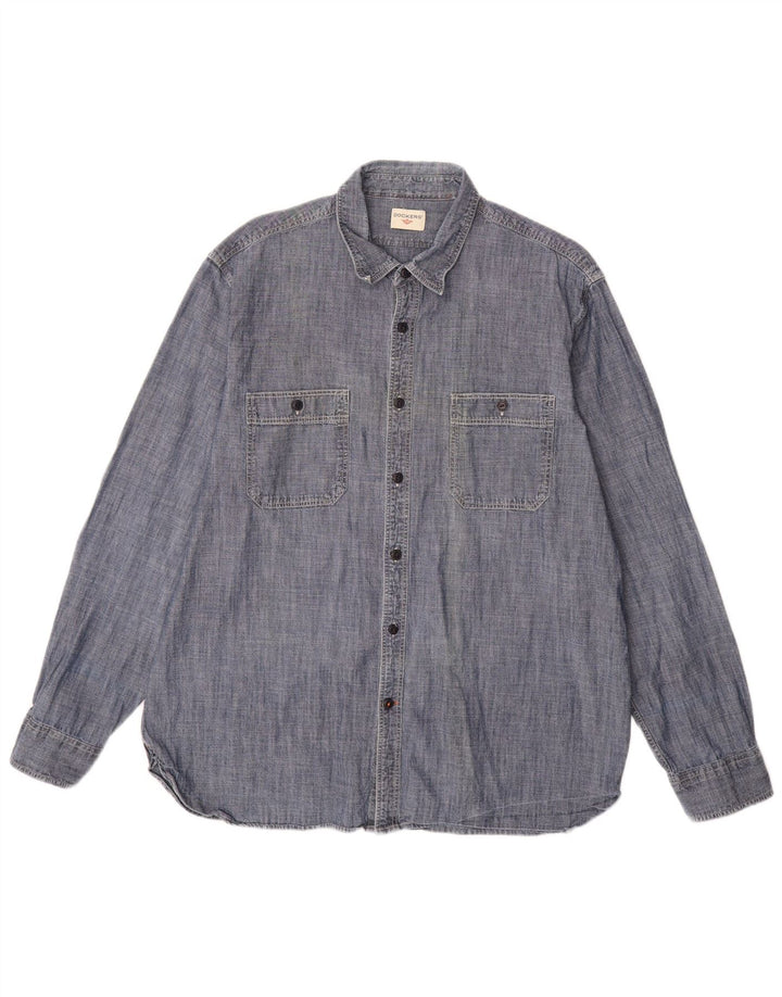 DOCKERS Velika muška košulja tamnoplava