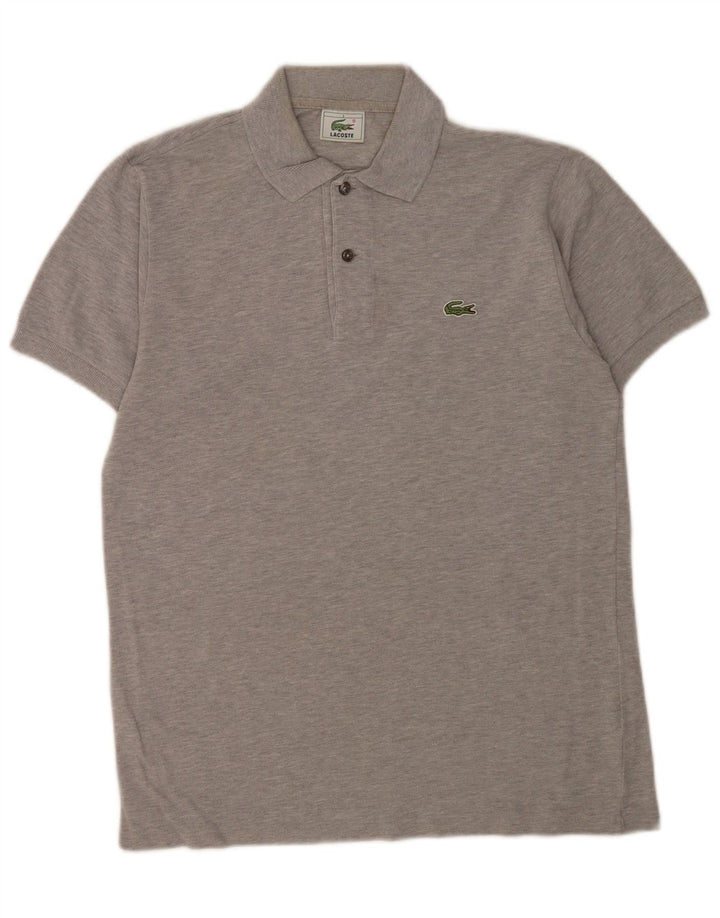 Lacoste muška polo majica veličine 3, mali sivi flekasti pamuk