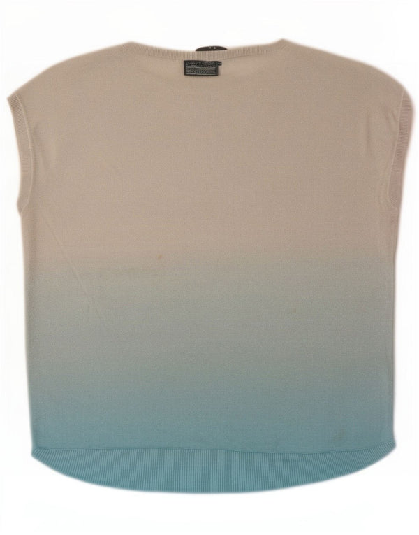 Preveliki ženski prsluk Oasis UK 10 Small Gray Colourblock Viskoza
