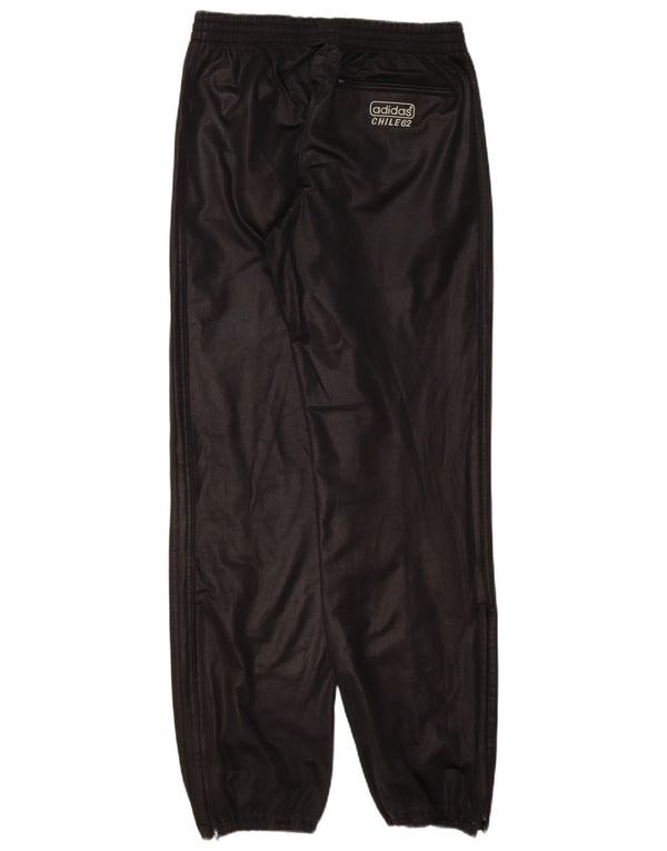 Adidas Mens Chile 62 Trenirka Hlače Joggers Mali crni poliester