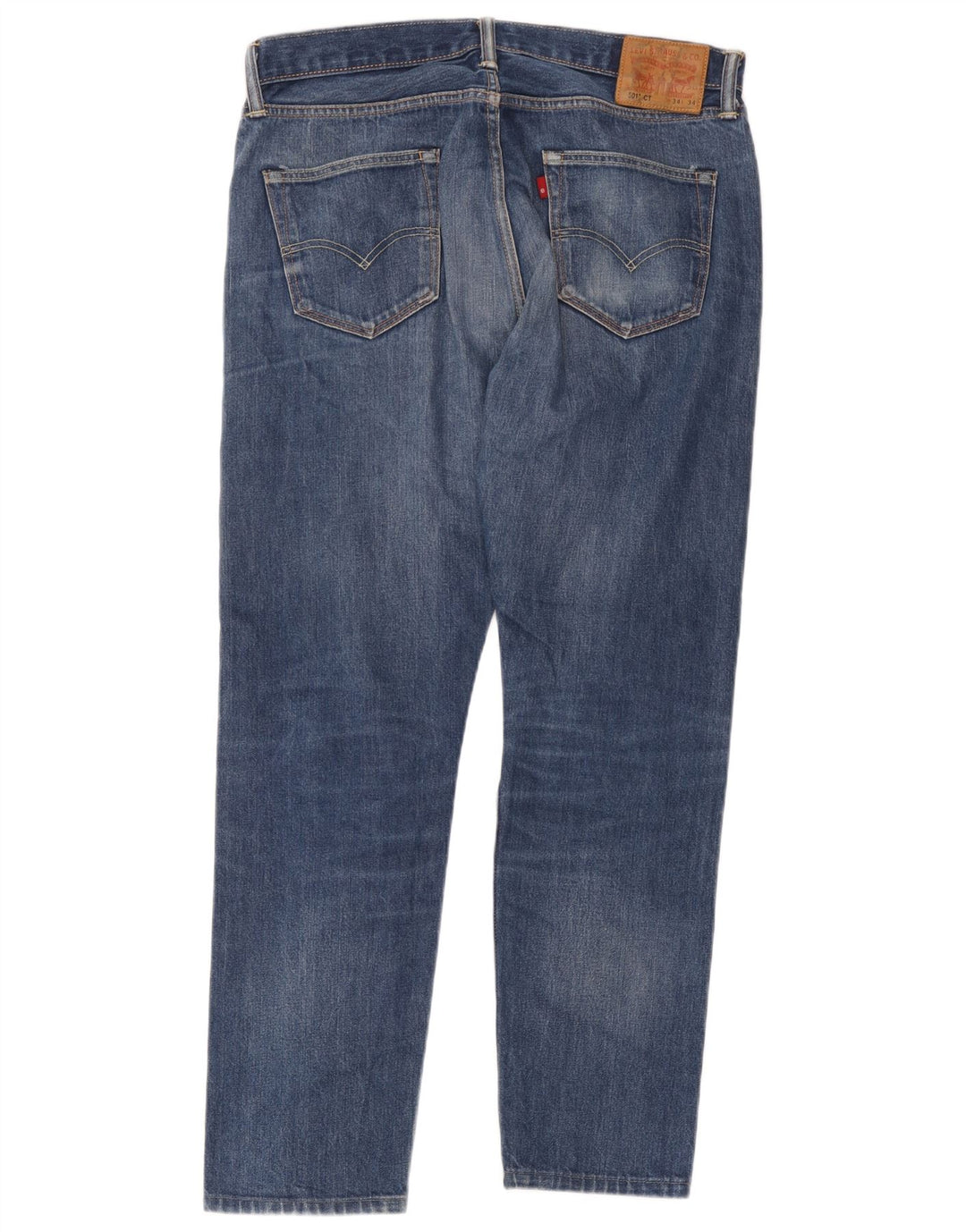 Levi's muške 501 ravne traperice W34 L27 plavi pamuk