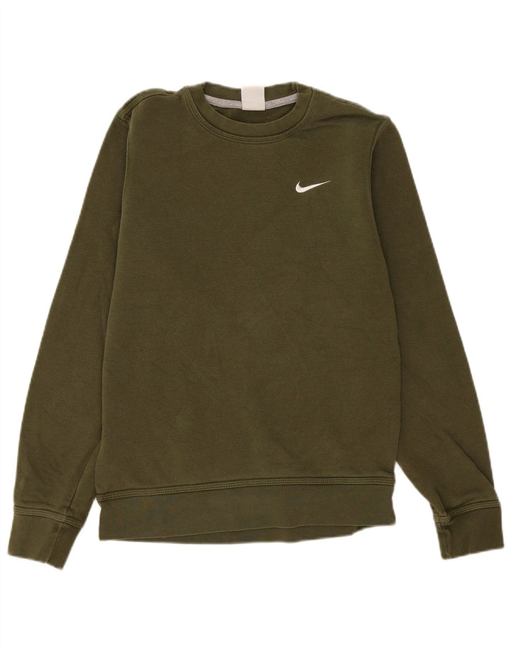 Nike muški džemper mali kaki pamuk