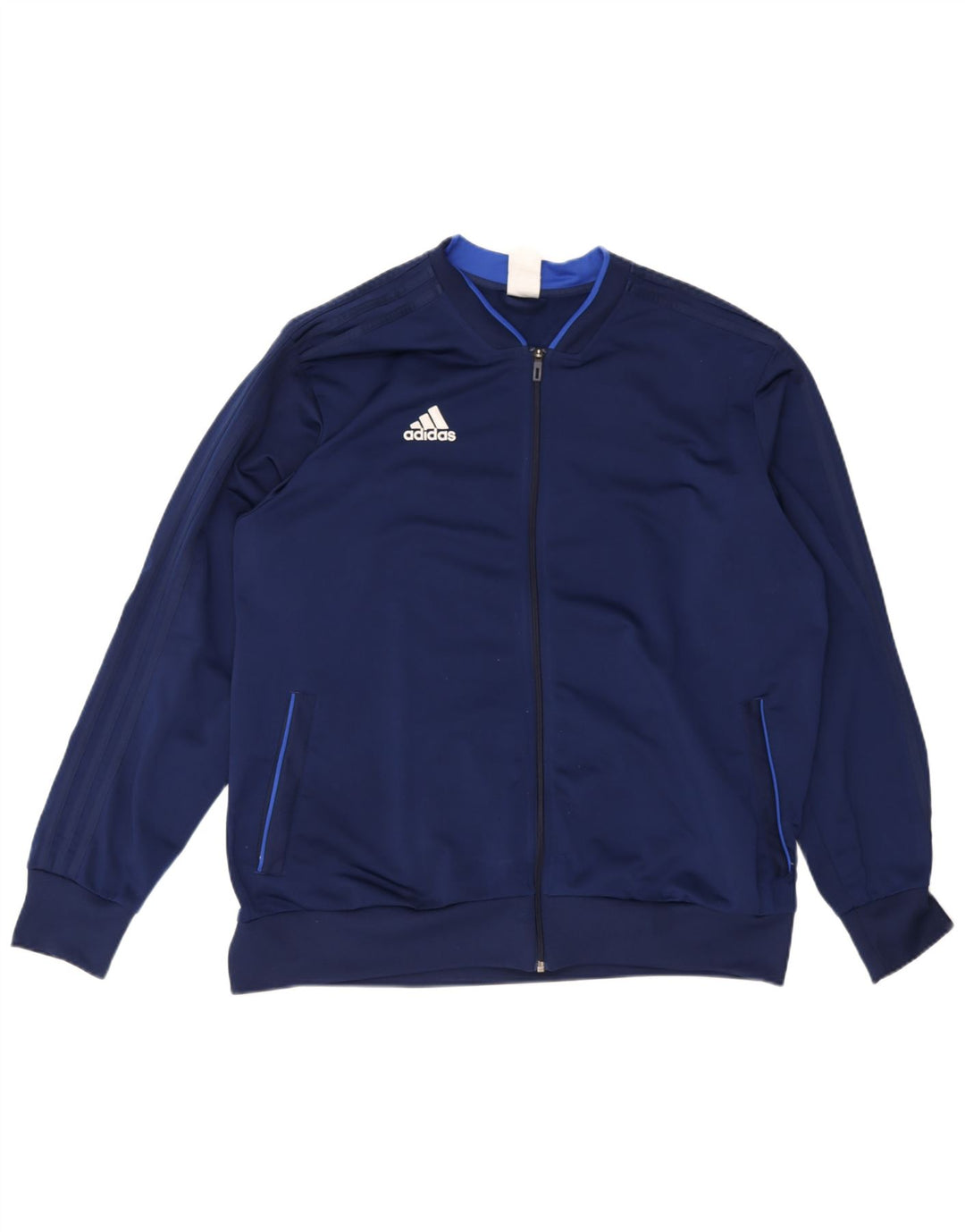 Adidas muška trenirka gornja jakna 2XL tamnoplavi poliester