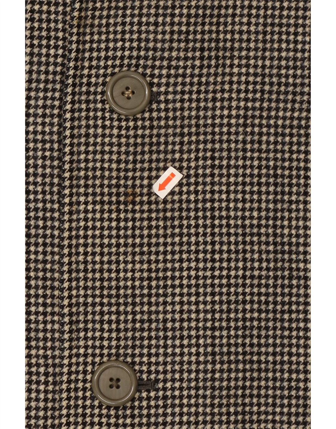 Aquascutum muški gornji kaput UK 36 Mali crni klasik od vunene zube