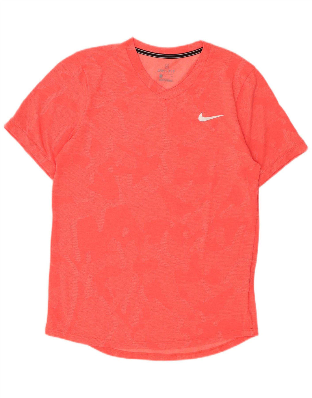 NIKE muška Dri Fit majica kratkih rukava mala ružičasta kamuflažna poliester