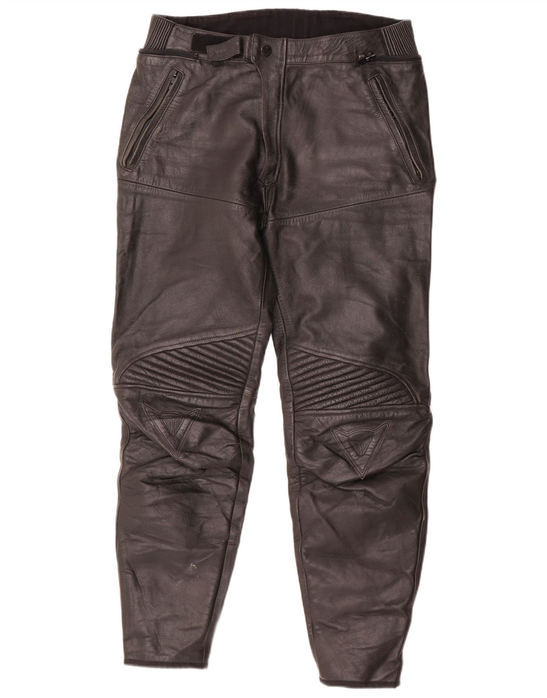 Dainese muške kožne Moto Racer hlače EU 54 Large W32 L30 crne