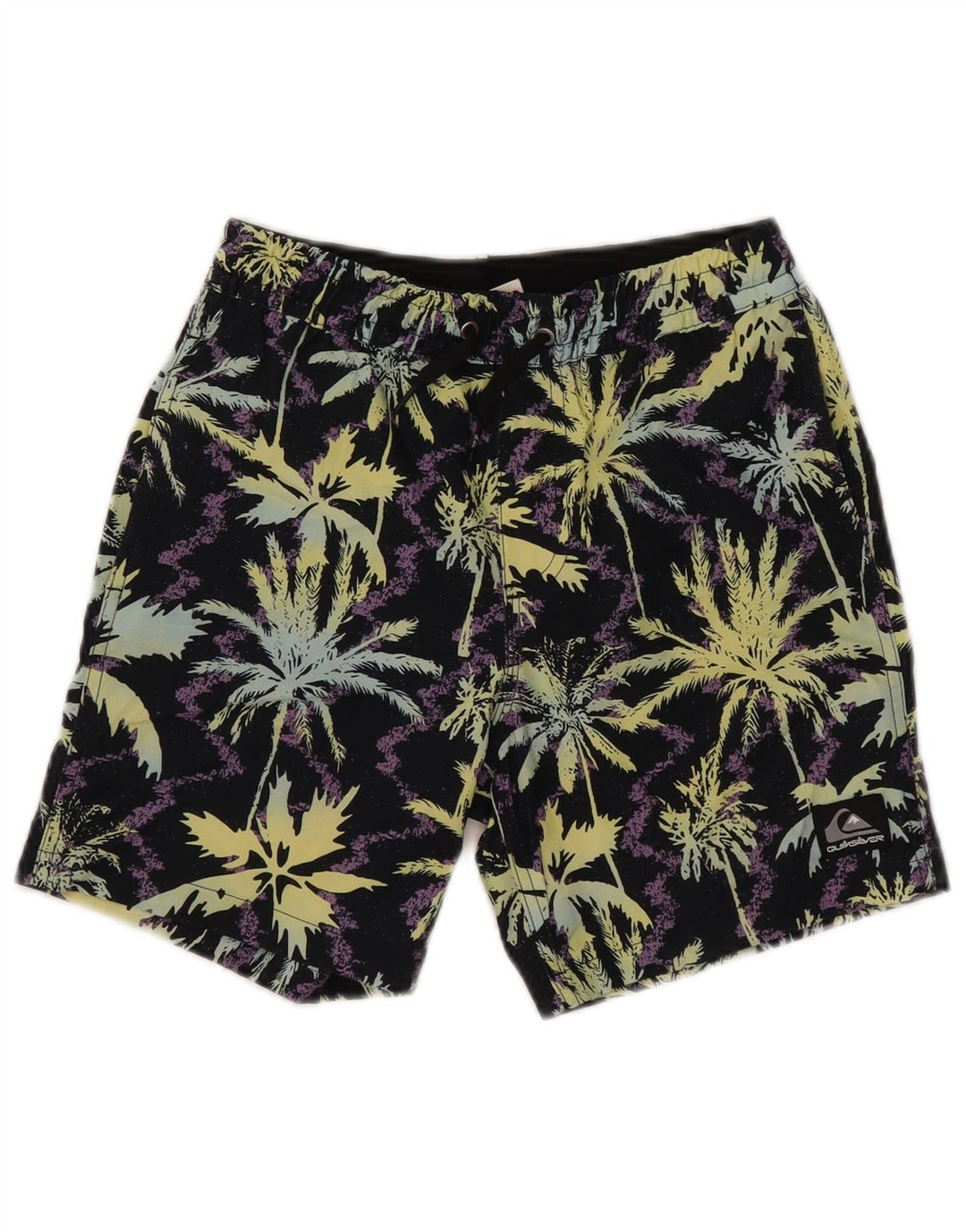 Quiksilver kratke hlače za plivanje s grafičkim motivima 9-10 godina srednje crne poliesterske boje