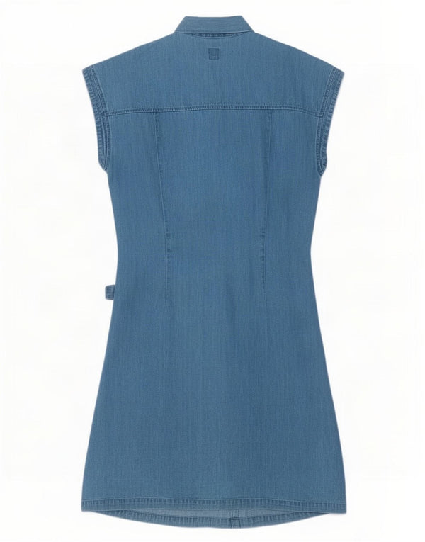 Gant ženska traper haljina UK 16 Large Blue Cotton