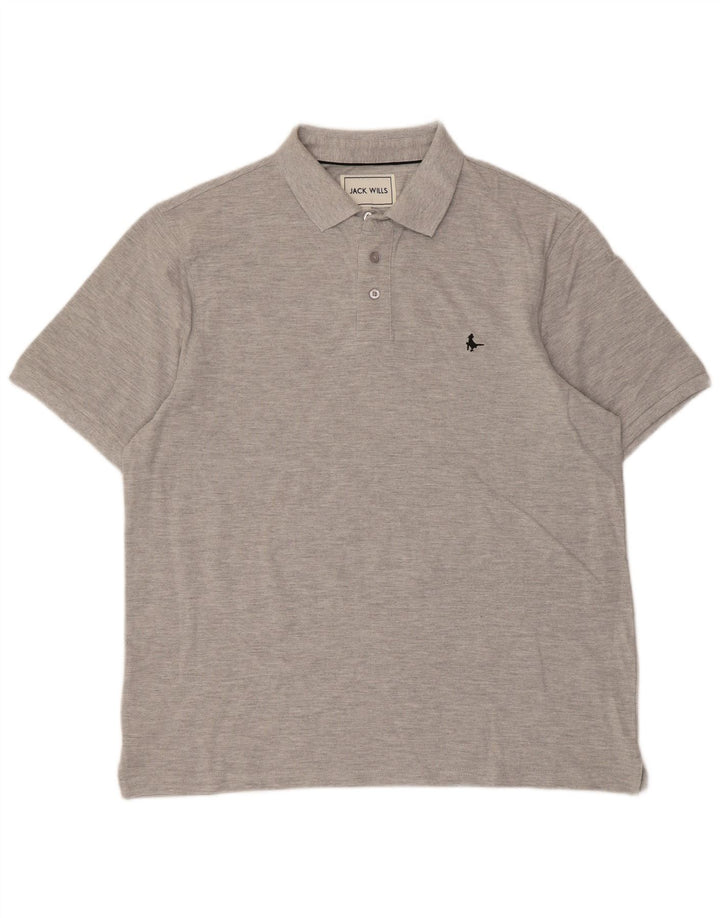 Jack Wills muška polo majica XL sivi pamuk