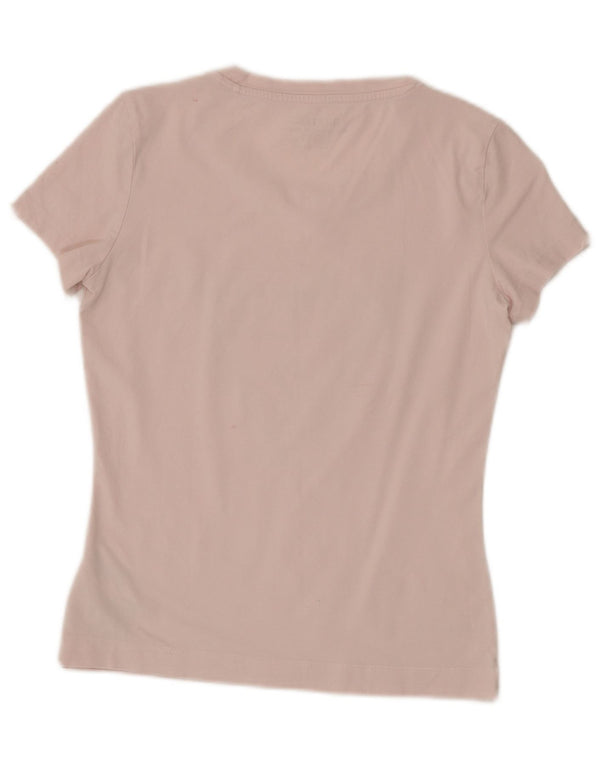 Guess Ženska majica kratkih rukava s grafičkim motivima UK 10 Small Pink Floral Cotton