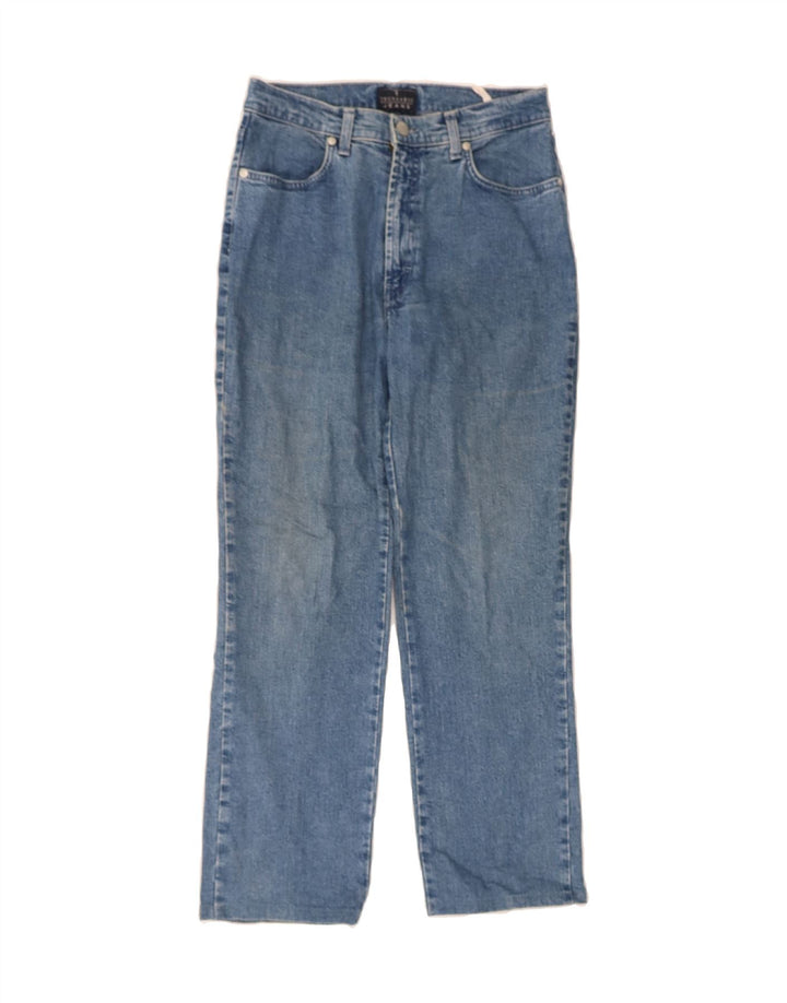 TRUSSARDI Womens Straight Jeans W28 L26 Blue Cotton Vintage Trussardi and Second-Hand Trussardi from Messina Hembry 