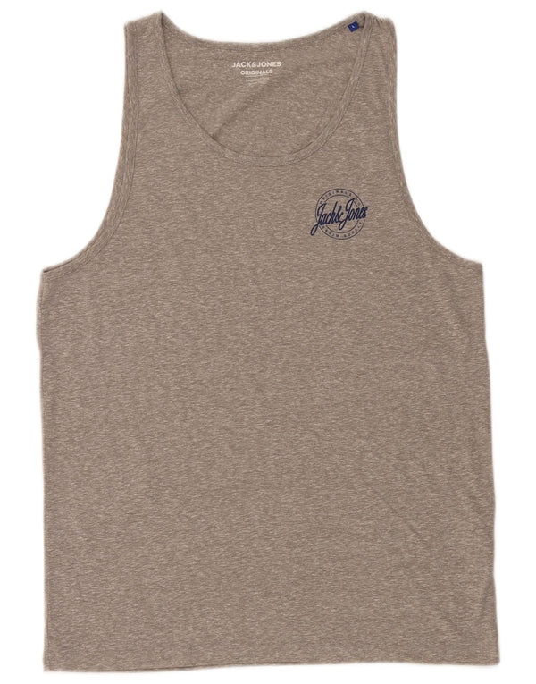 Jack & Jones muška majica s velikim sivim pjegama od poliestera