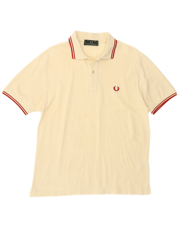 Fred Perry muška polo majica mala od bijelog pamuka