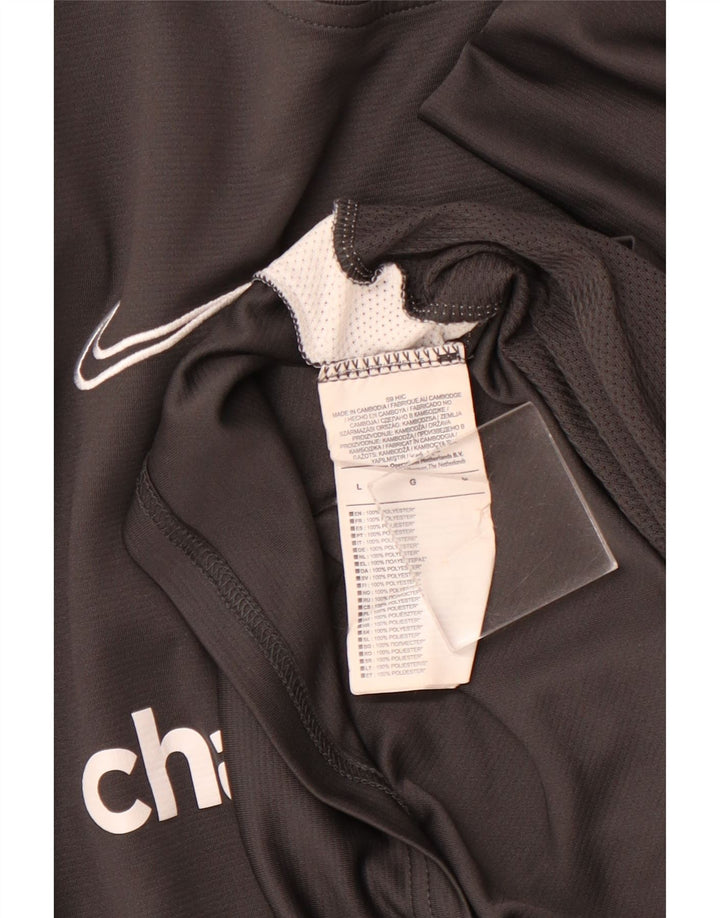 NIKE muška majica kratkih rukava s grafičkim motivima, veliki sivi poliester u boji