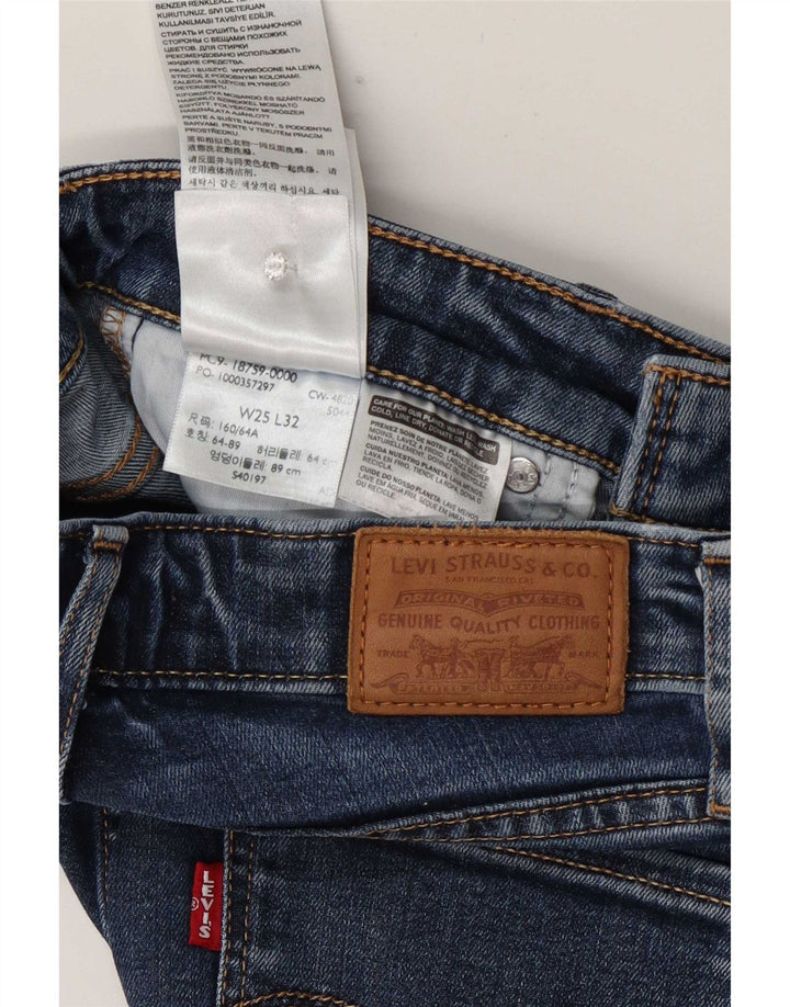 Levi's ženske 725 traperice visokog rasta W25 L32 plavi liocel
