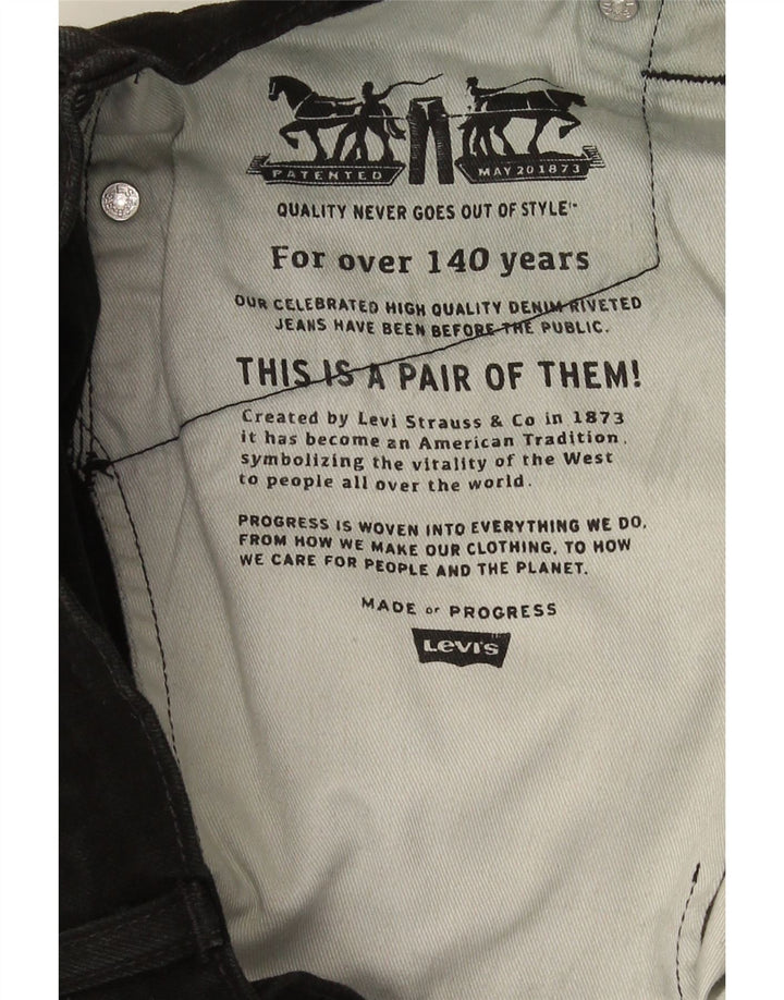 Levi's muške 510 uske traperice W32 L27 crni pamuk