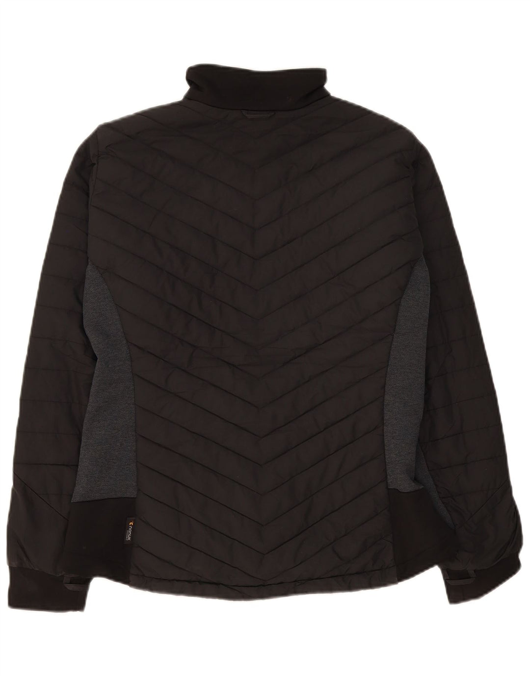 Jack Wolfskin ženska podstavljena jakna UK 16 veliki crni poliester u boji
