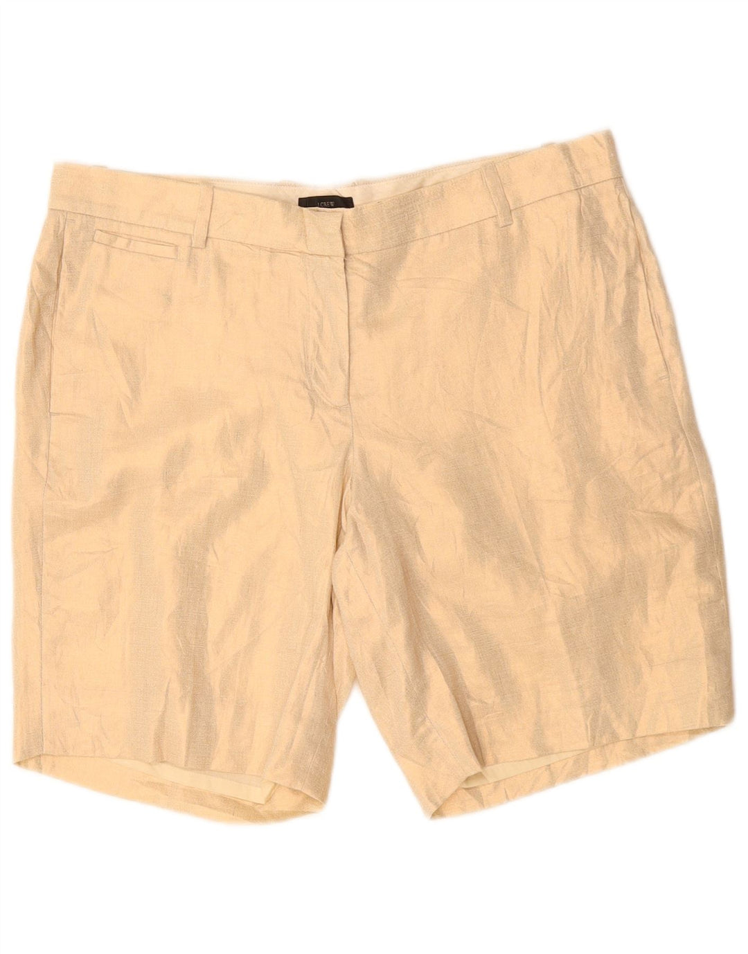 J. CREW Ženske chino kratke hlače US 8 srednje W34 bež lan