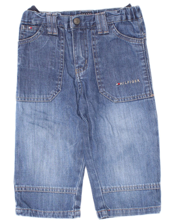 Tommy Hilfiger ravne traperice za dječake 12-18 mjeseci W20 L11 plavi pamuk