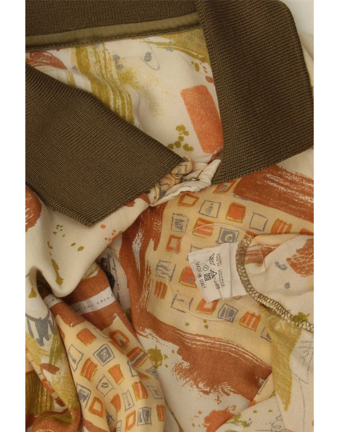 Vintage muška pulover majica kratkih rukava 2XL u šarenim šarama