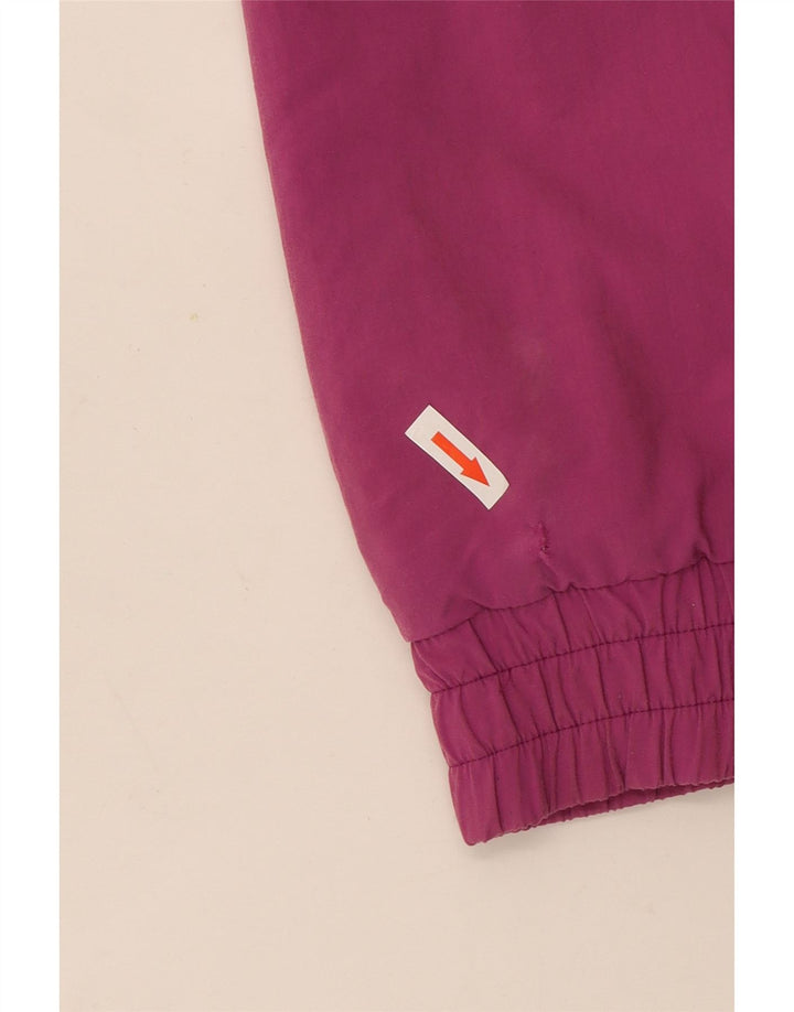 Vintage muški grafički pulover skijaška jakna UK 44 2XL ljubičasta boja