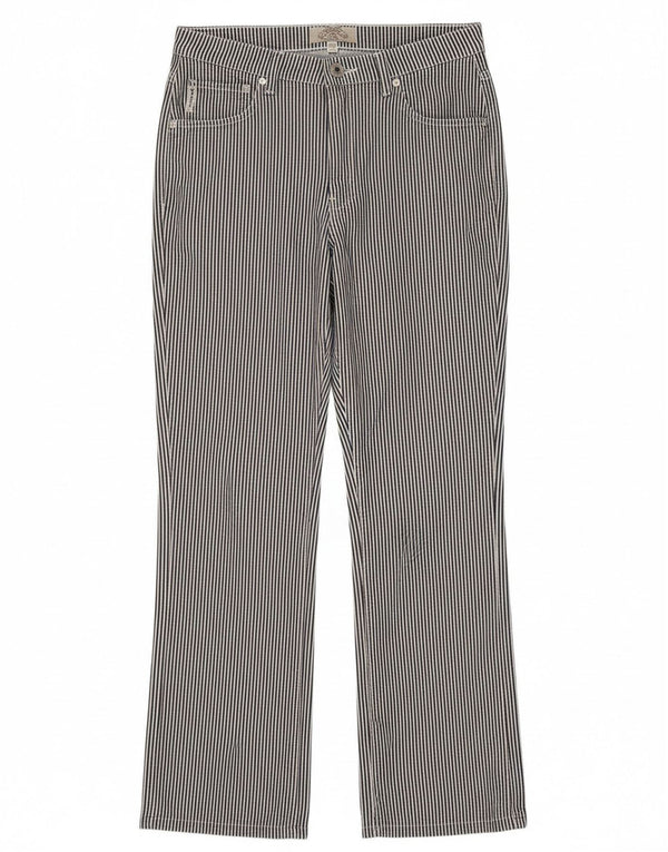 Armani ženske ravne ležerne hlače W31 L29 tamnoplave pruge