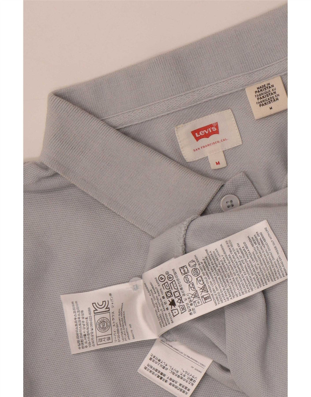 Levi's muška polo majica srednje plavi pamuk