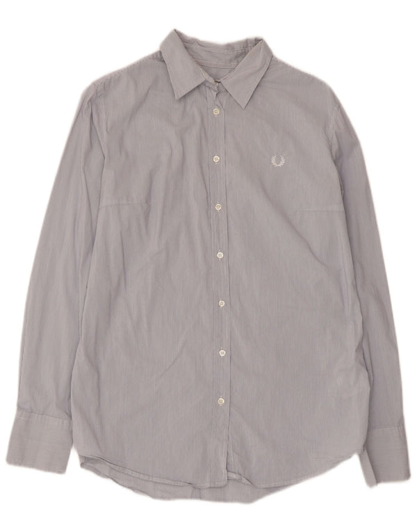 FRED PERRY Ženska košulja UK 18 XL pamuk s plavim prugama