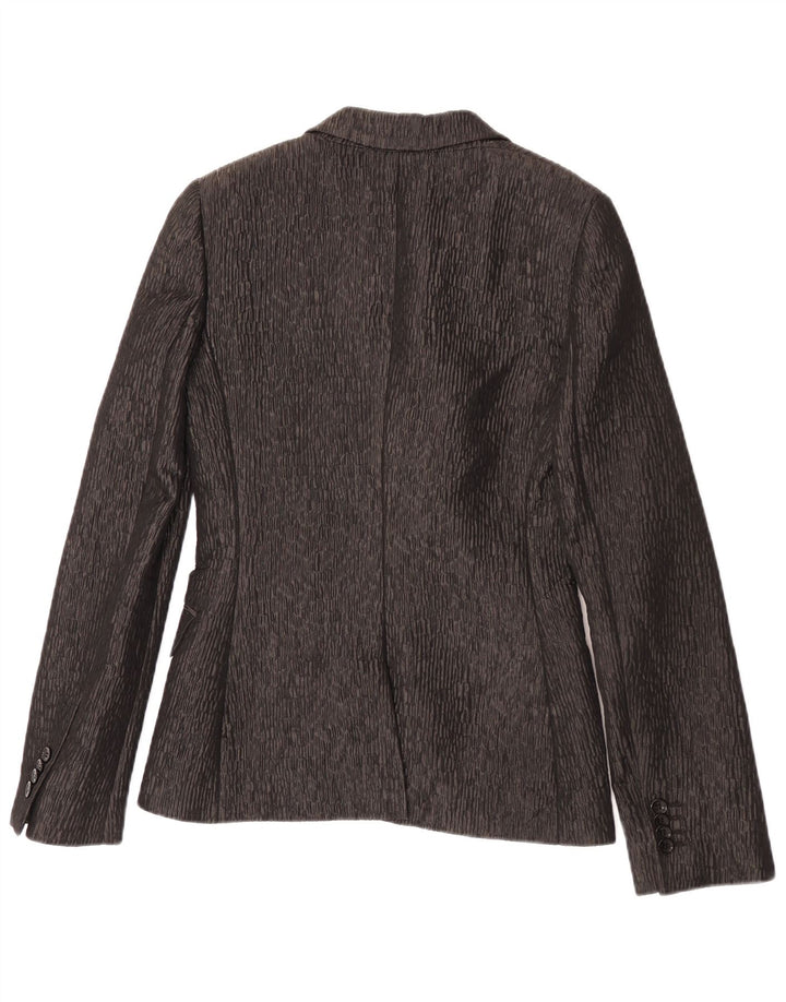 Ženska jakna s 2 gumba Dolce & Gabbana IT 42 srednji crni poliester