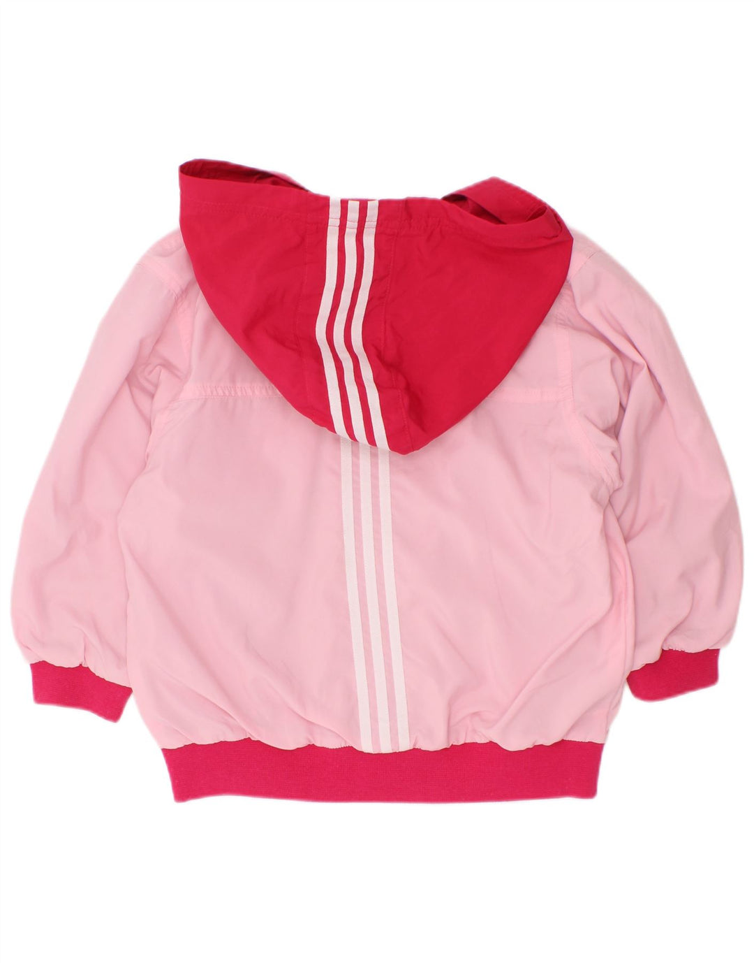 Adidas kišna jakna s kapuljačom za djevojčice 2-3 godine, ružičasta poliesterska boja