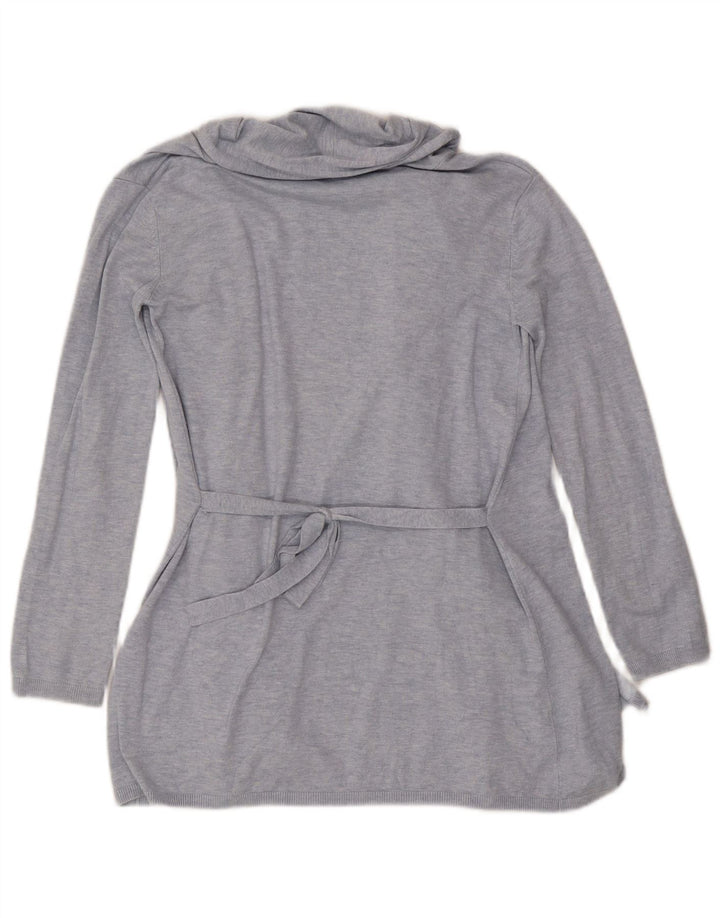 Zara ženski dugi kardigan pulover UK 10 Small Blue