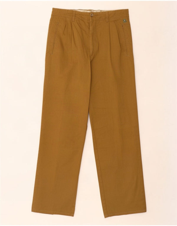 Wampum muške chino hlače s klinovima IT 50 Large W34 L28 kaki pamuk