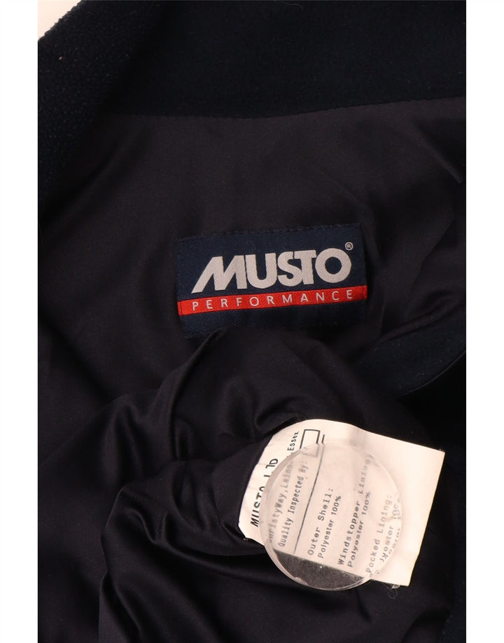 Musto muška flis jakna UK 40 veliki tamnoplavi poliester