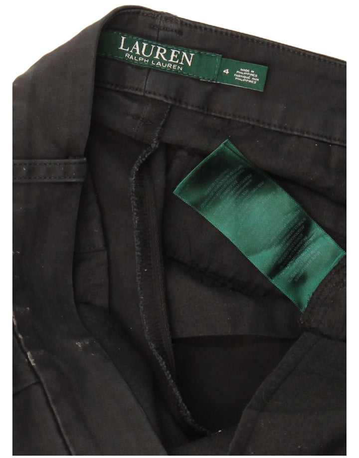 RALPH LAUREN Ženske uske chino hlače US 4 male W30 L28 crne